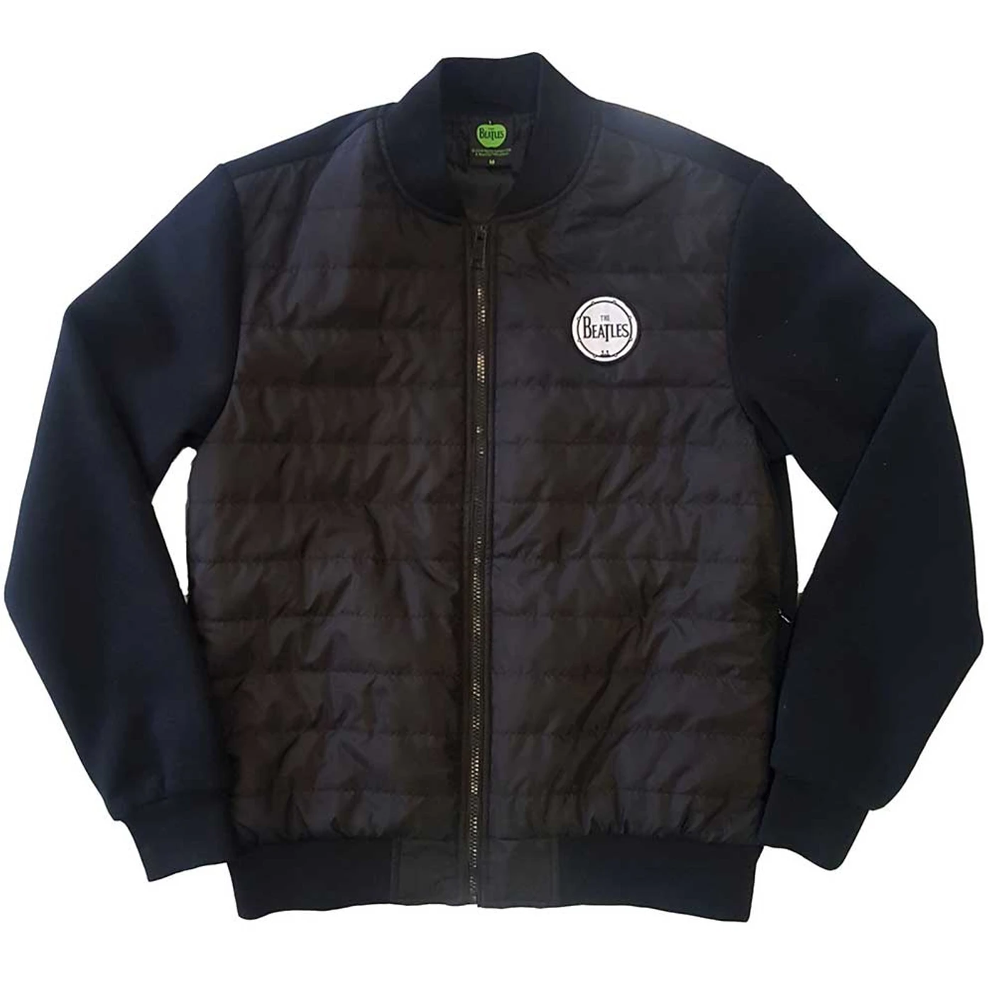 The Beatles Quilted Jacket - Drum Logo