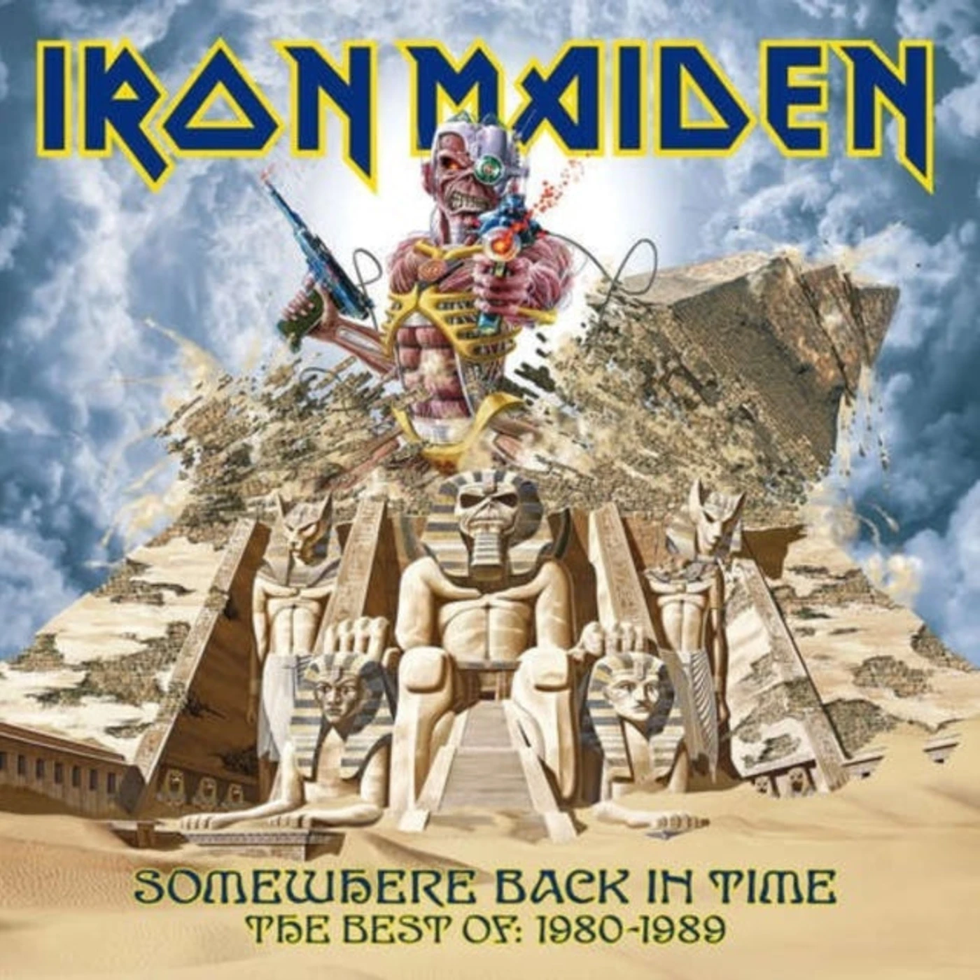 Iron Maiden LP Vinyl Record - Somewhere Back In Time | The Best Of