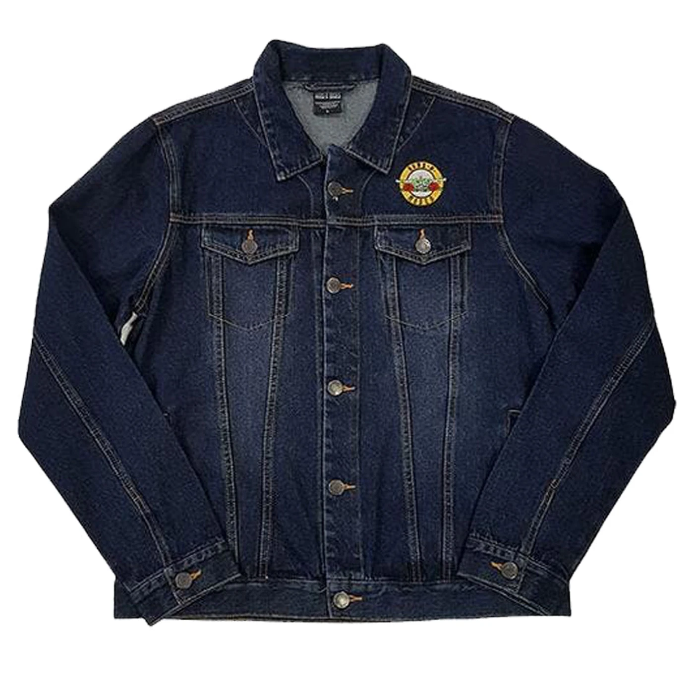 Guns N' Roses Denim Jacket - Classic Logo (With Back Print)