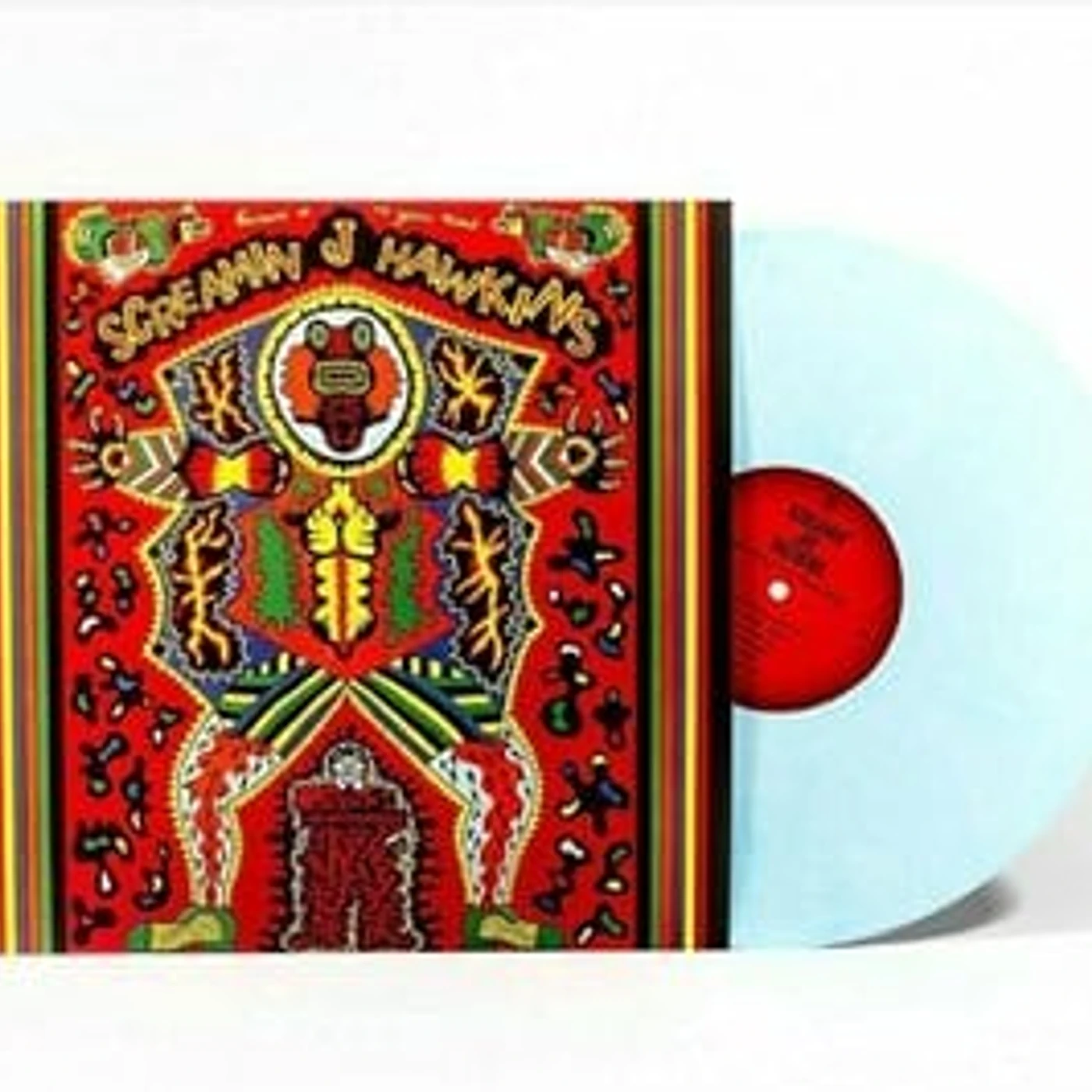 Screamin' Jay Hawkins LP Vinyl Record - Because Is In Your Mind (Opaque White/Blue Mixed Vinyl)