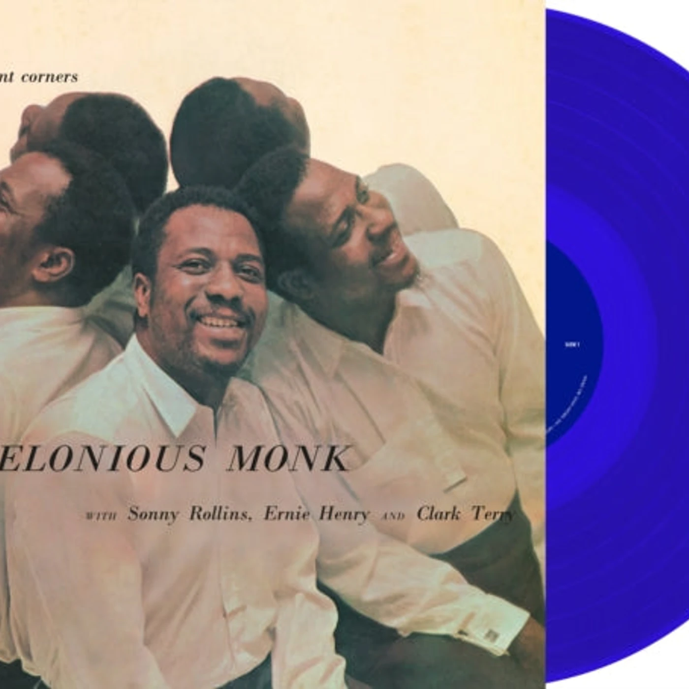 Thelonious Monk and Sonny Rollins LP Vinyl Record - Brillant Corners (Blue Vinyl)