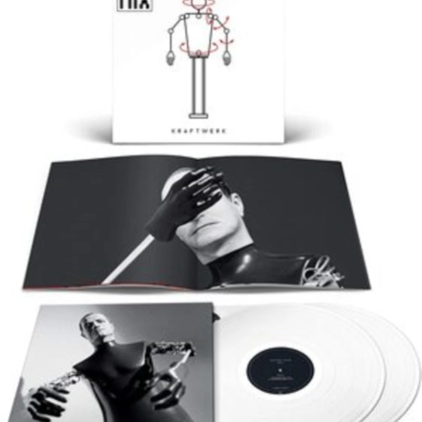 Kraftwerk LP Vinyl Record - The Mix (German Version) (Coloured Vinyl)