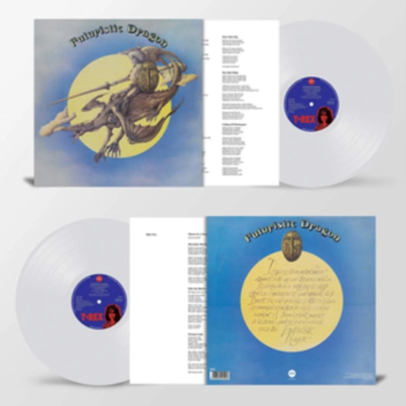 T. Rex LP Vinyl Record - Futuristic Dragon (Clear Vinyl)