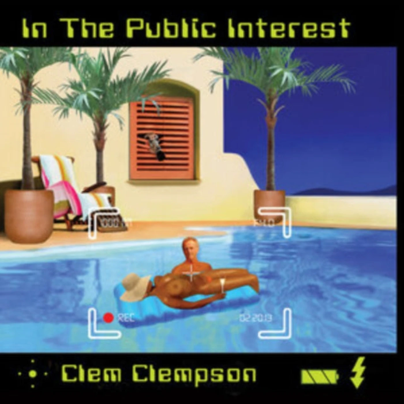 Clem Clempson LP Vinyl Record - In The Public Interest