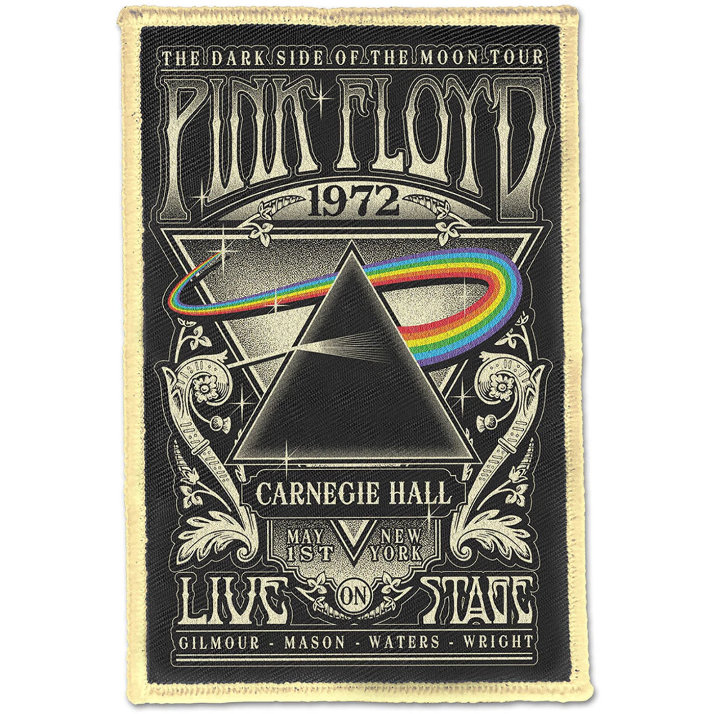 Pink Floyd Patch - Carnegie Hall Woven Patch