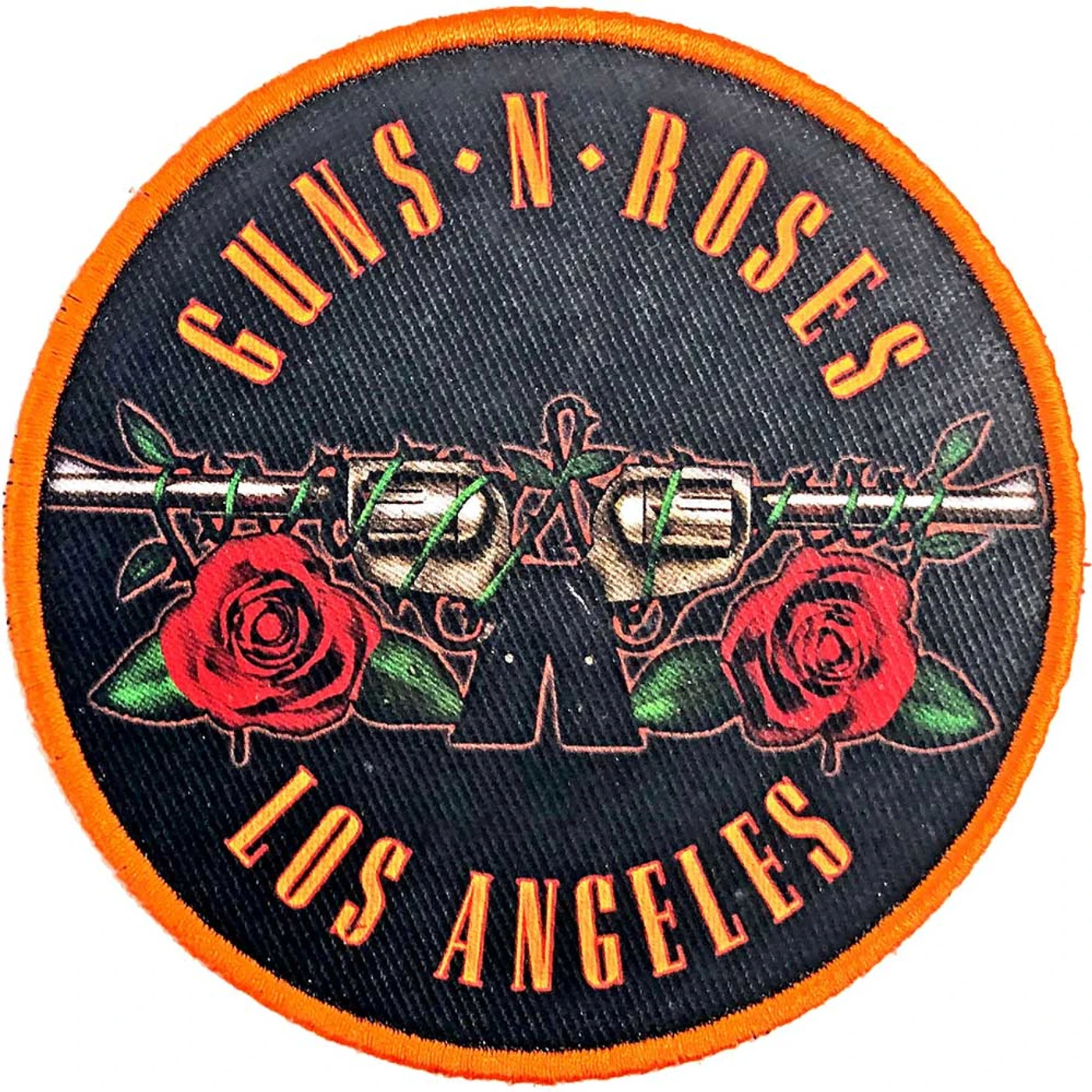Guns N' Roses Patch - Los Angeles Orange Printed Patch