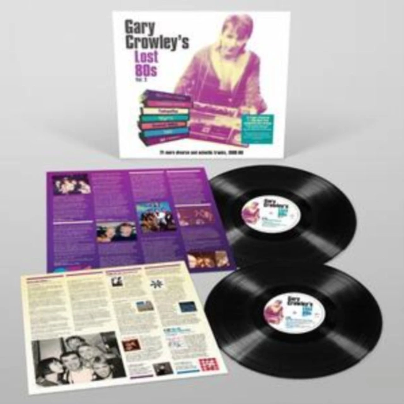 Various Artists :  LP Vinyl Record - Gary Crowley - Lost 80s 2 (Clear Vinyl)