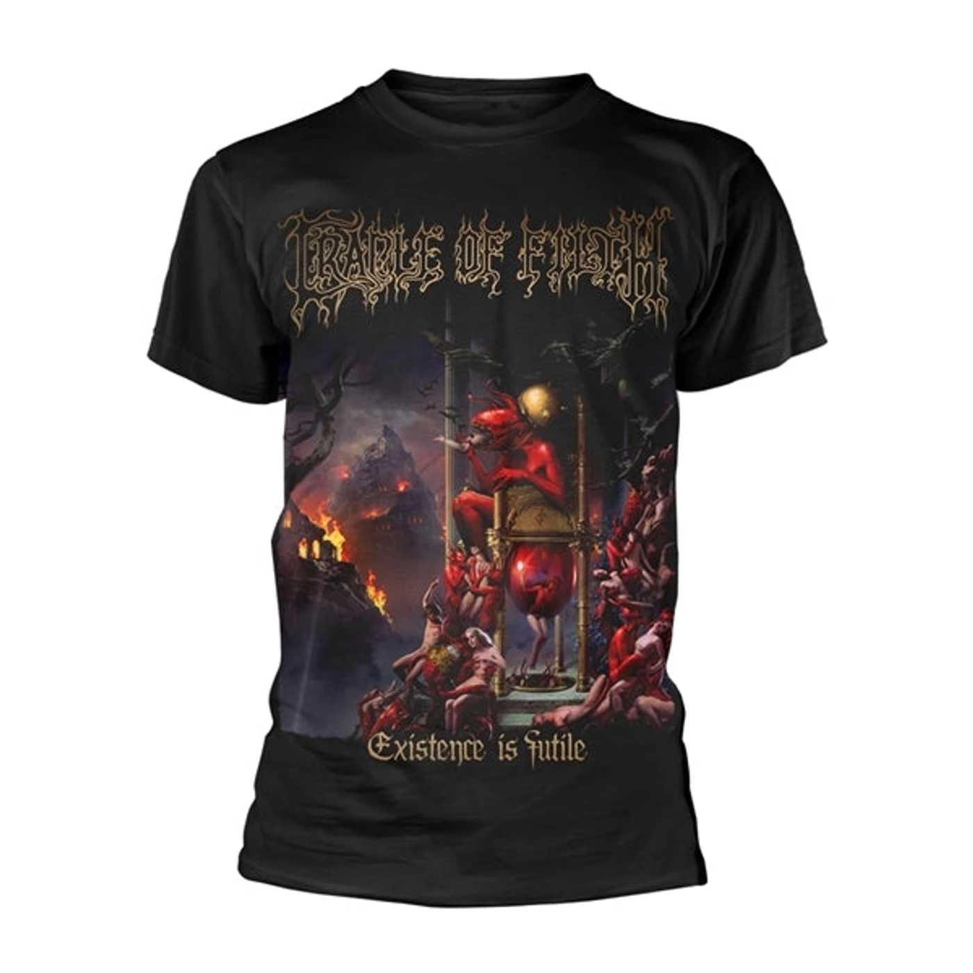 Cradle Of Filth T Shirt - Existence Is Futile