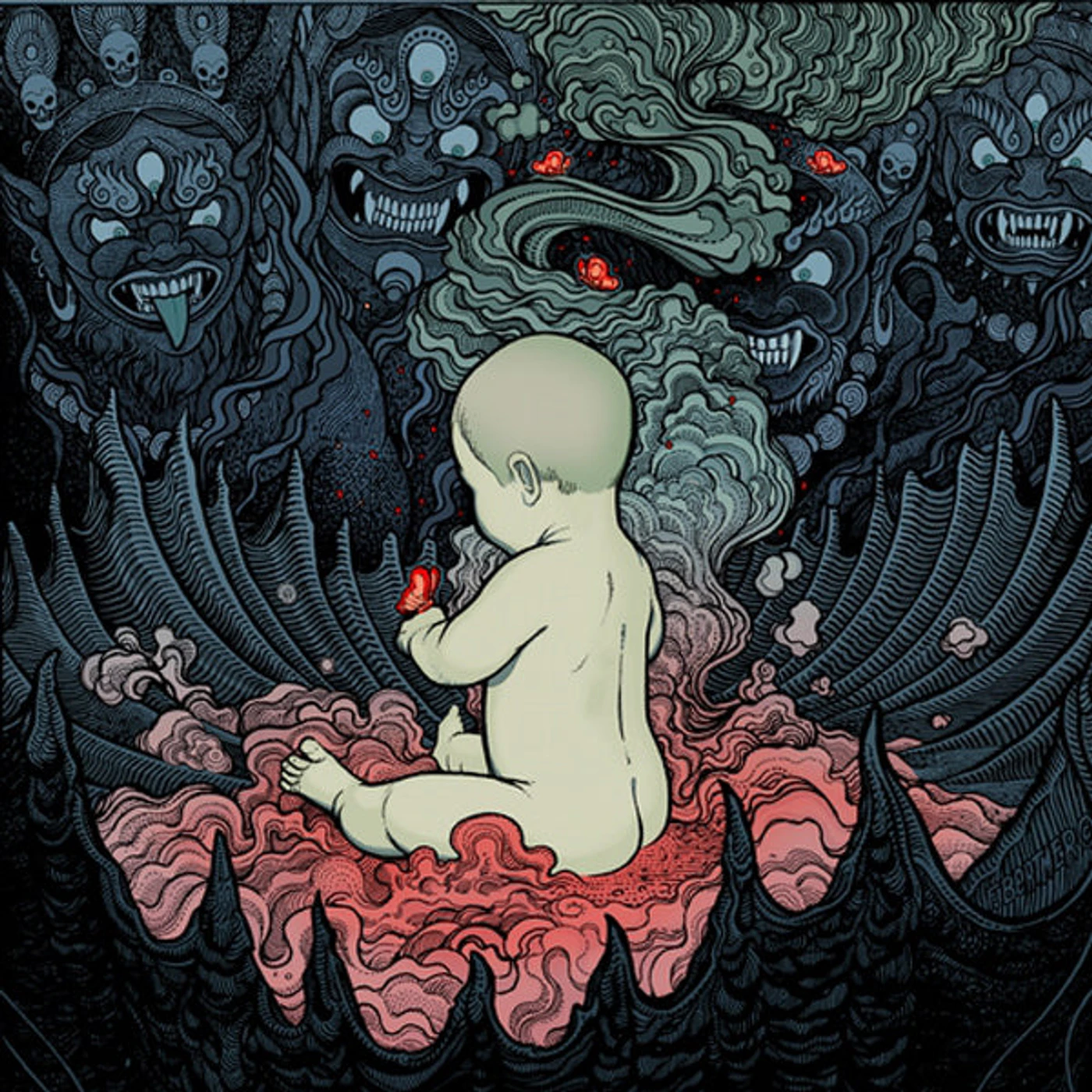 Mono &The Ocean LP - Transcendental (Oxblood / Pink Galaxy Vinyl)