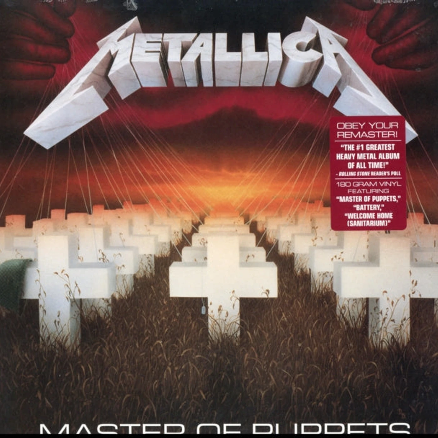 Metallica LP Vinyl Record - Master Of Puppets (Remastered Edition)