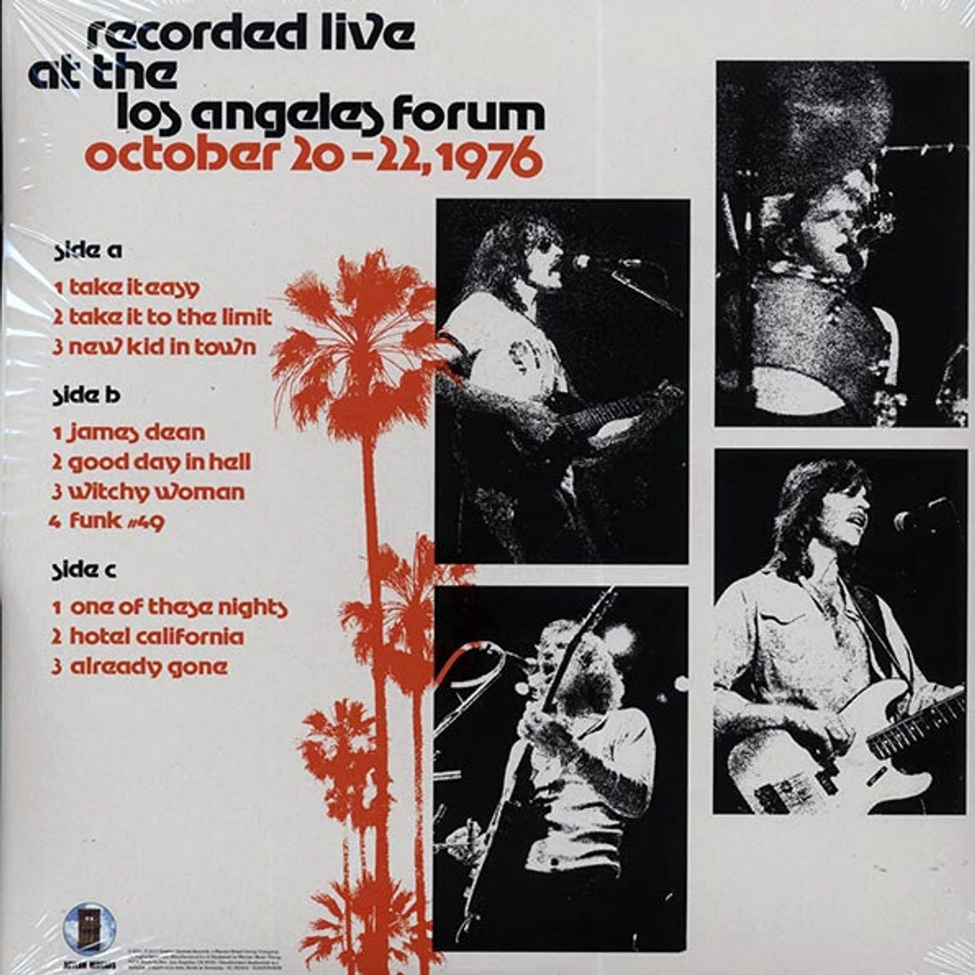 Eagles  LP -  Live At The Forum '76 (ltd. ed.) (2xLP) (180g) (Etched) (Vinyl)