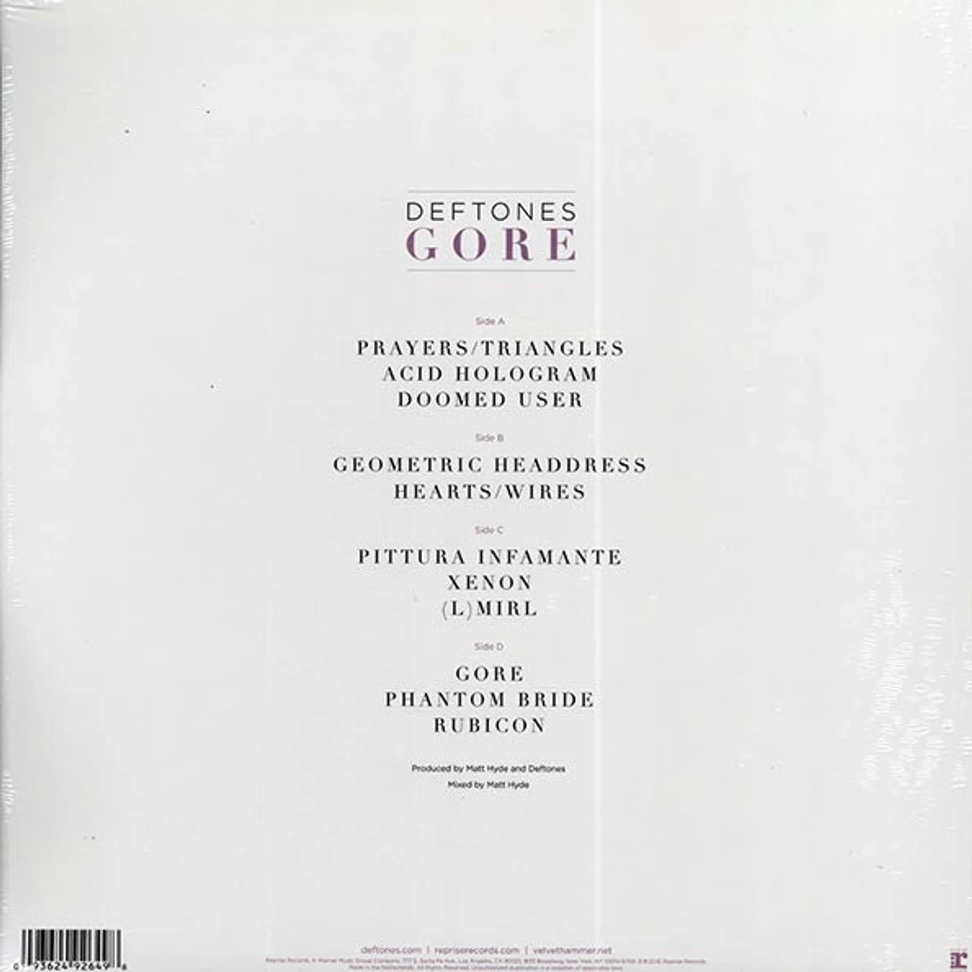 Deftones  LP -  Gore (2xLP) (Vinyl)