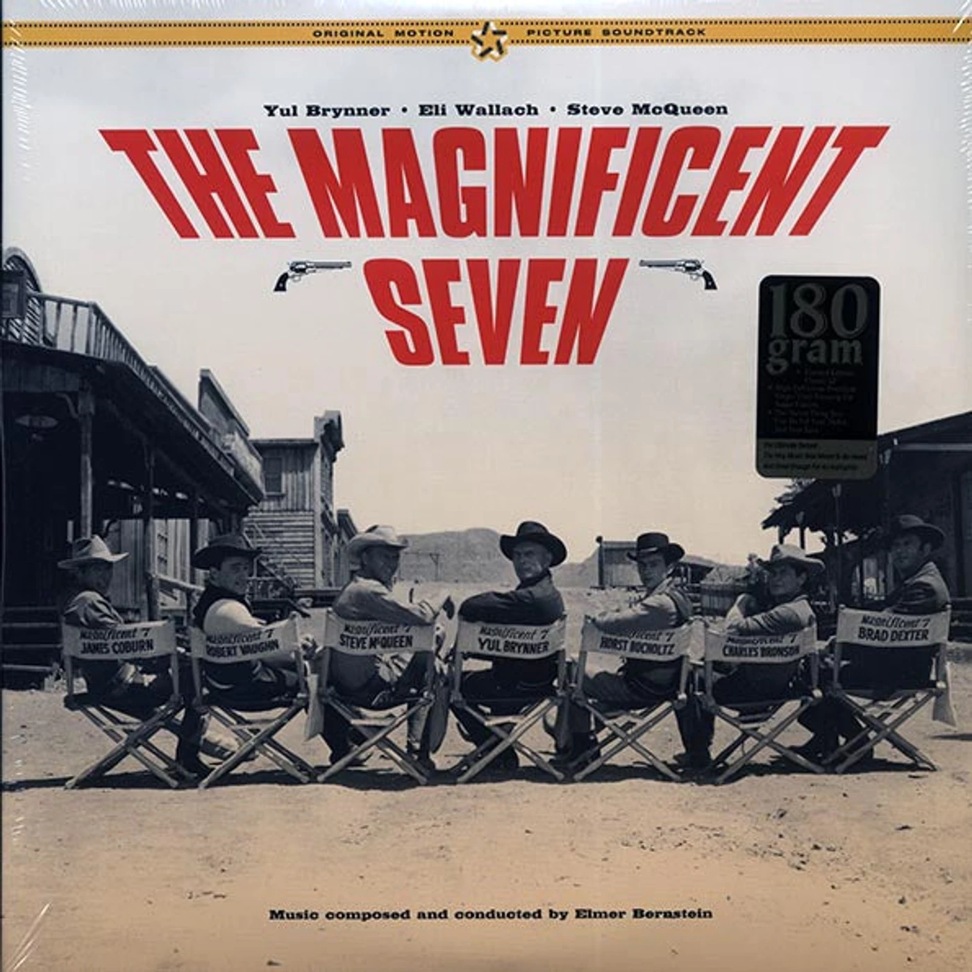 Elmer Bernstein  LP -  The Magnificent Seven: Original Motion Picture Soundtrack (22 tracks) (DMM) (ltd. ed.) (2xLP) (180g) (HighDef VV) (Vinyl)