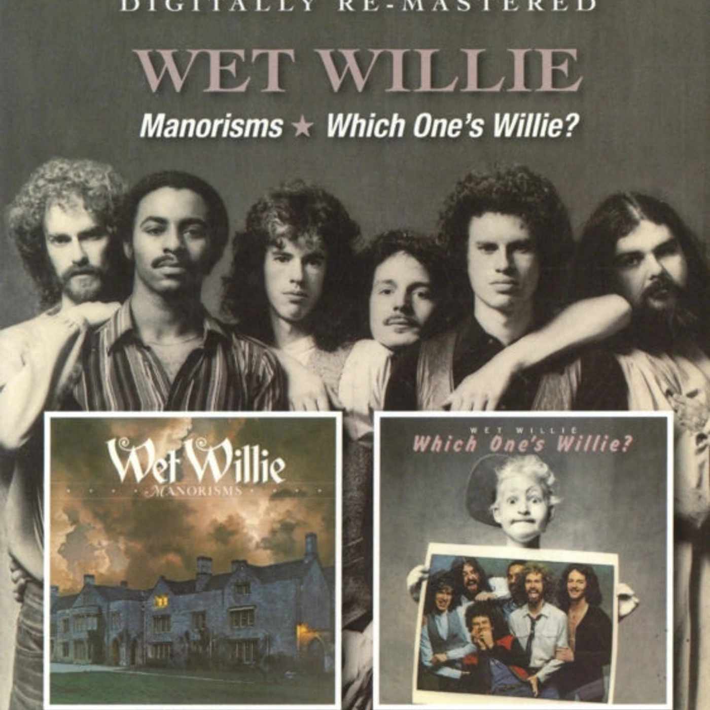 Wet Willie CD - Manorisms / Which One's Willie