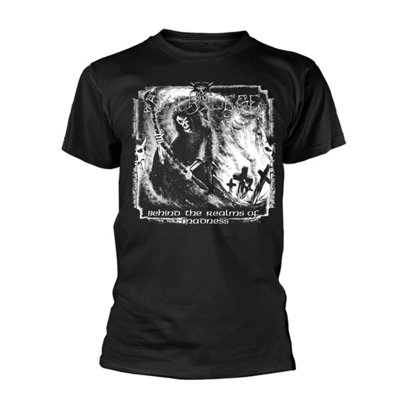 Sacrilege T Shirt - Behind The Realms Of Madness (Black)