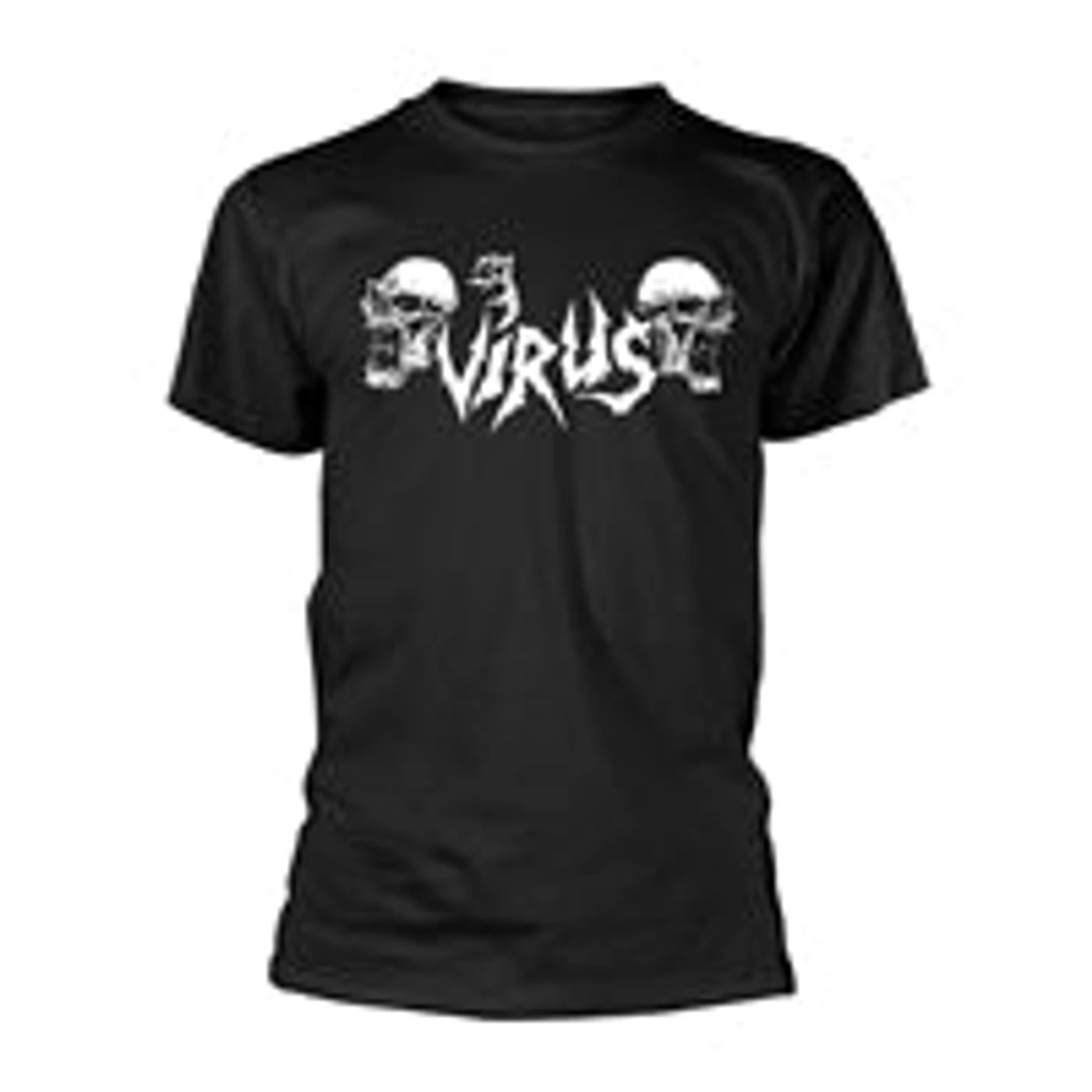 Virus T Shirt - Logo (Black Tee/White Print)