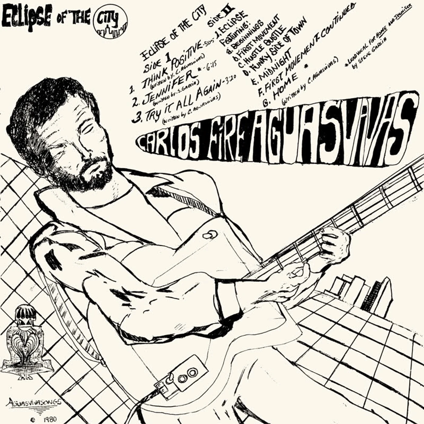 Carlos Fire Aguasvivas LP - Eclipse Of The City (Vinyl)