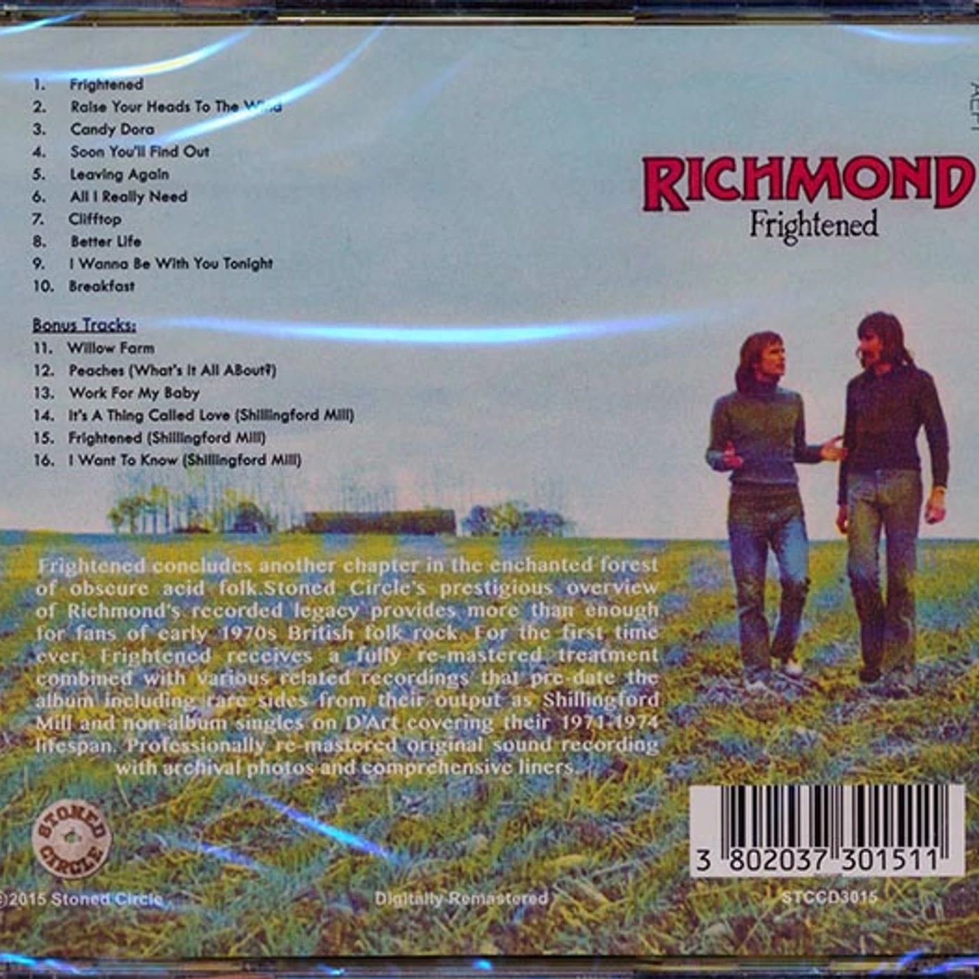 Richmond  CD -  Frightened (+ 7 bonus tracks) (remastered)