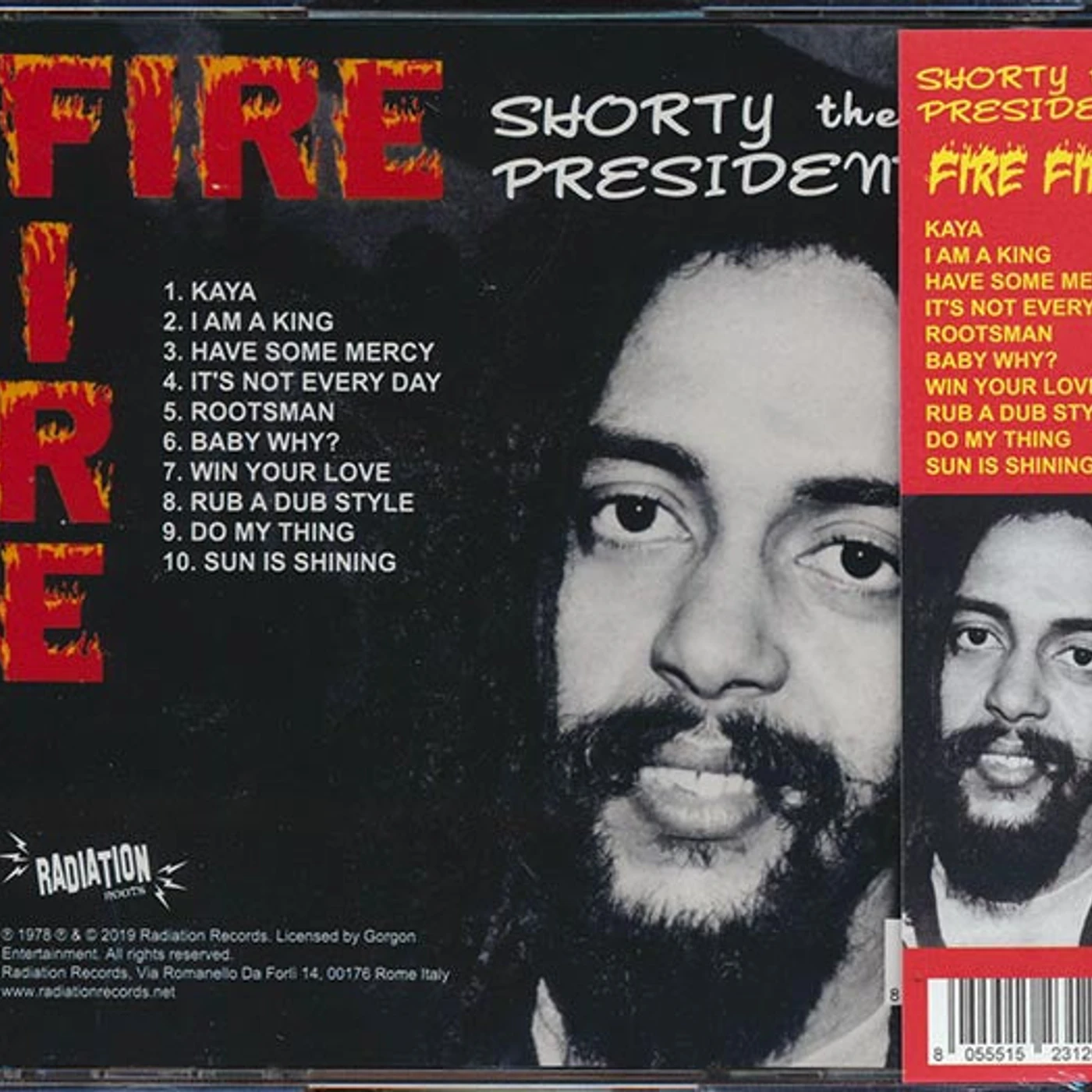 Shorty The President  CD -  Fire Fire (ltd. ed.)