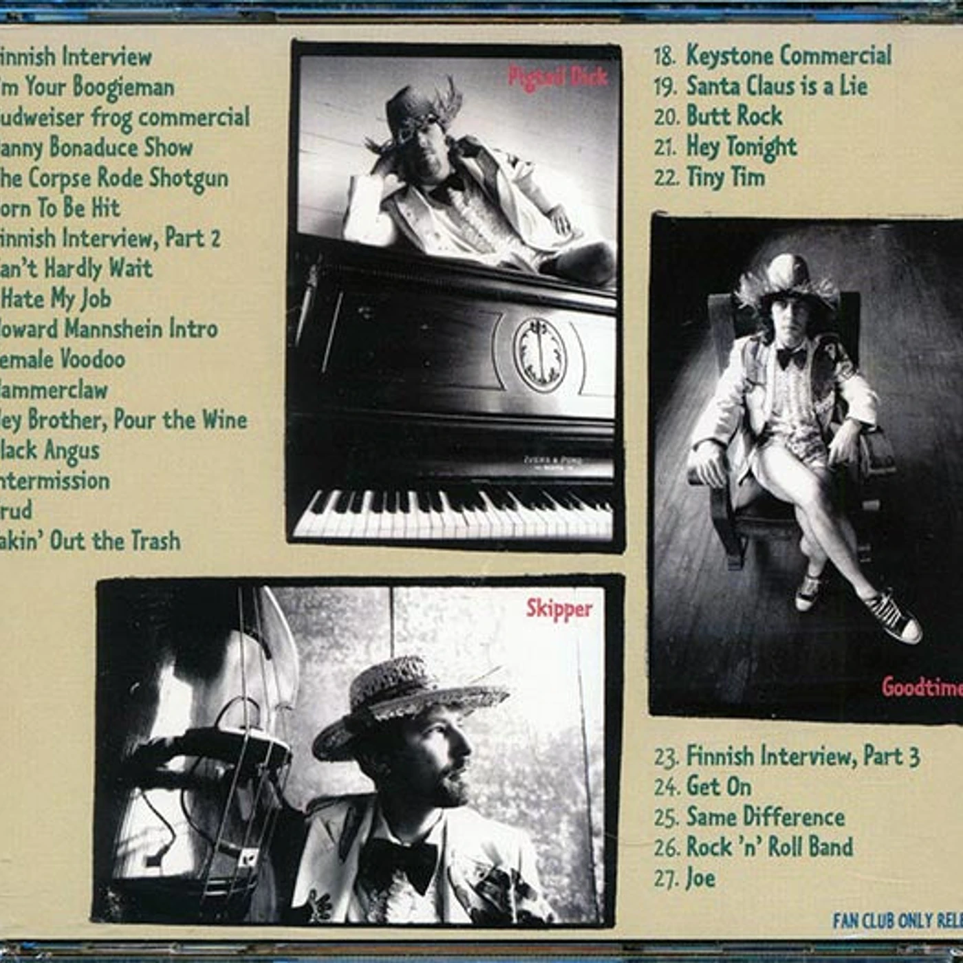 The New Duncan Imperials  CD -  Fried (27 tracks)