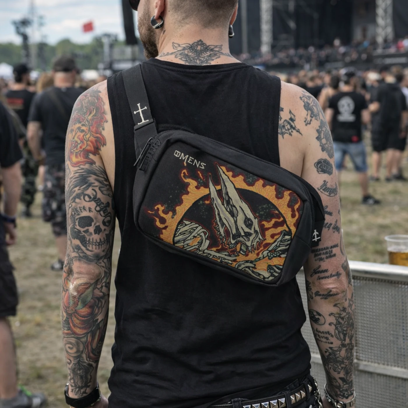 Rocksax Lamb Of God Shoulder Bag - Omens