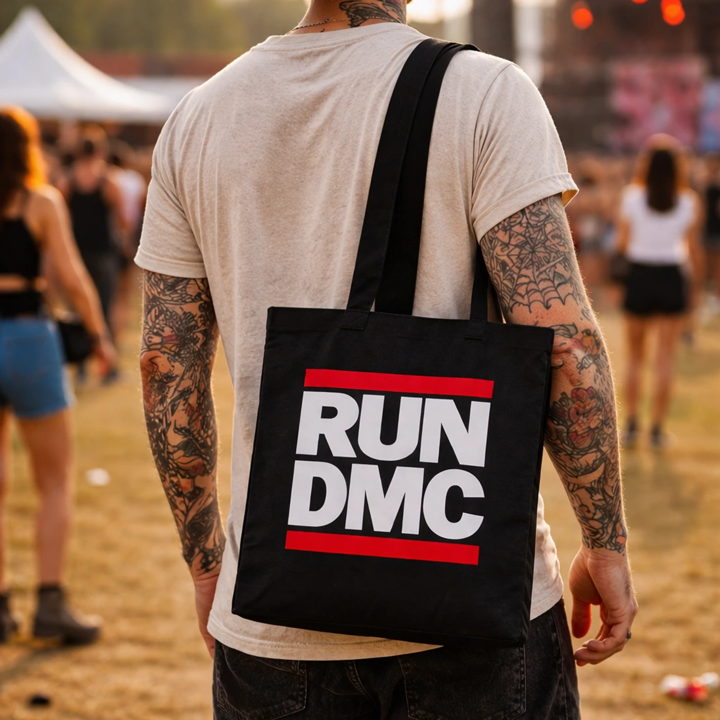 Rocksax Run DMC Tote Bag - Run DMC