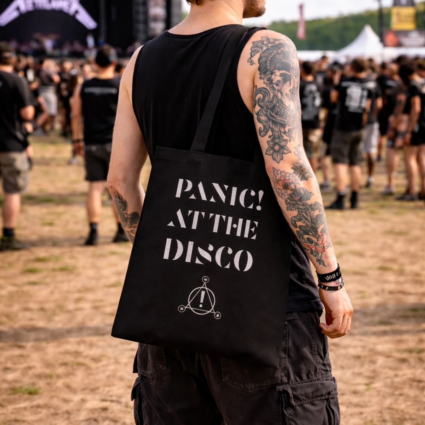 Rocksax Panic! At The Disco Tote Bag - Death Of A Bachelor