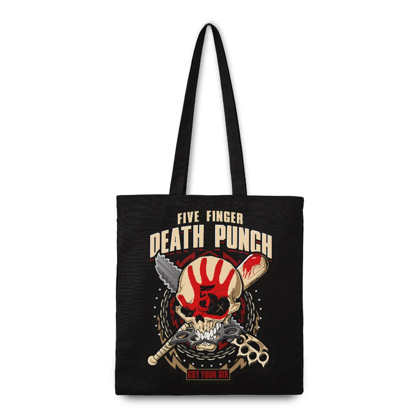 Rocksax Five Finger Death Punch Tote Bag - Got Your Six