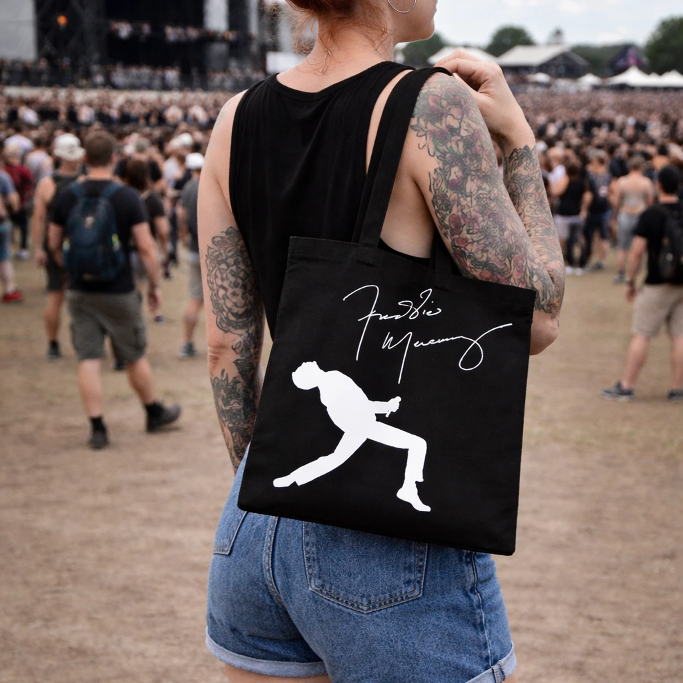 Rocksax Freddie Mercury Tote Bag - Signature
