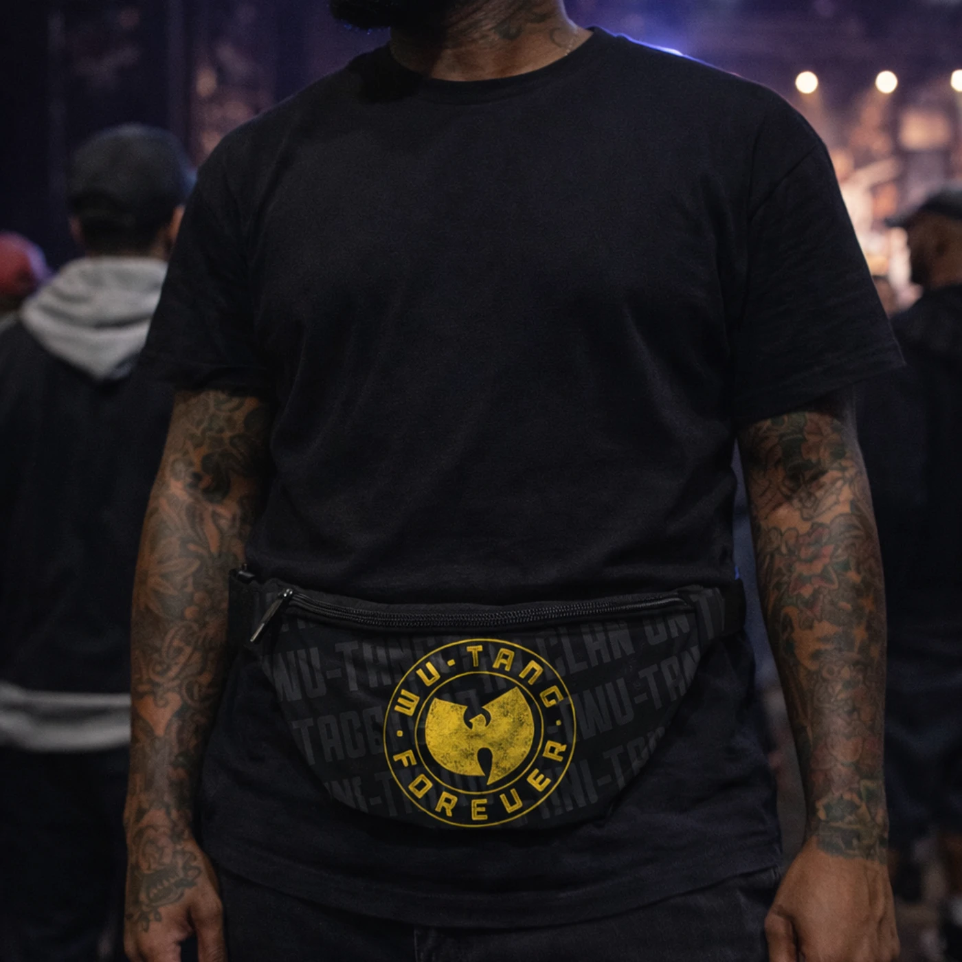 Rocksax Wu-Tang Clan Bum Bag - Logo Repeat