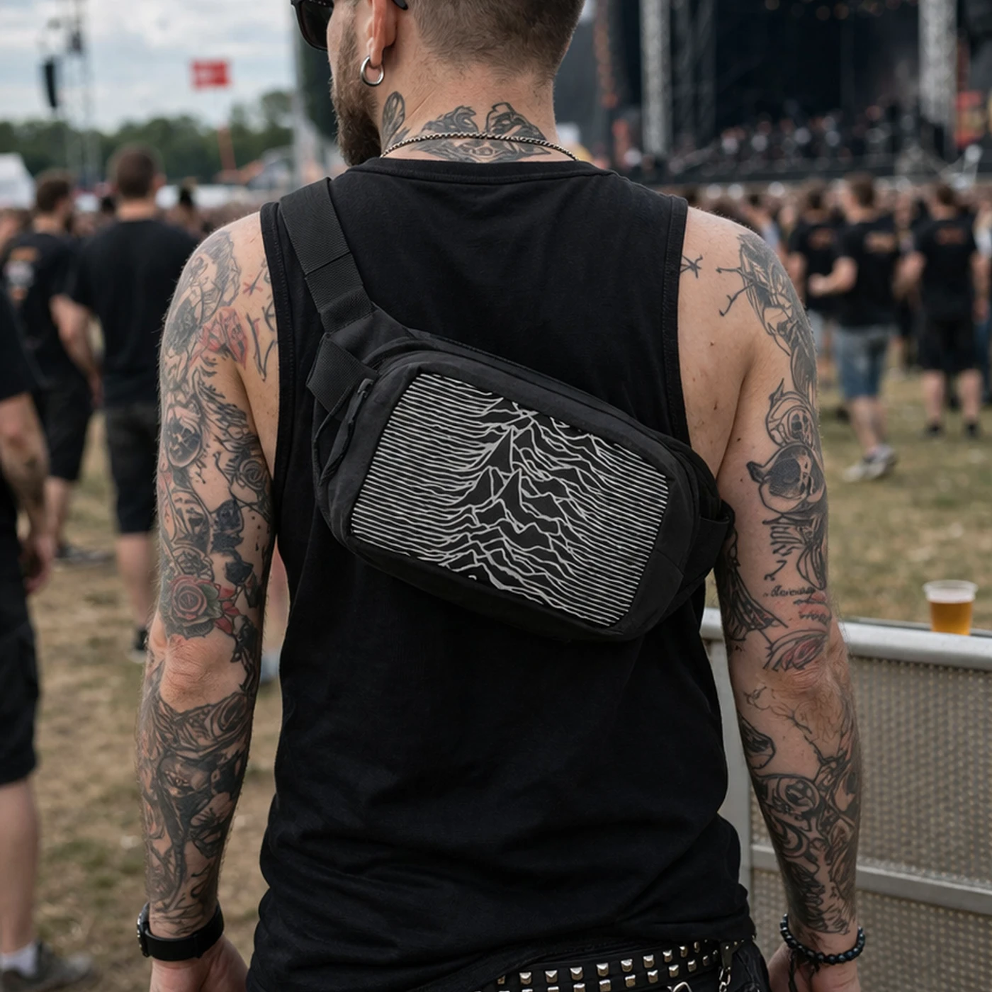 Rocksax Joy Division Shoulder Bag - Unknown Pleasures
