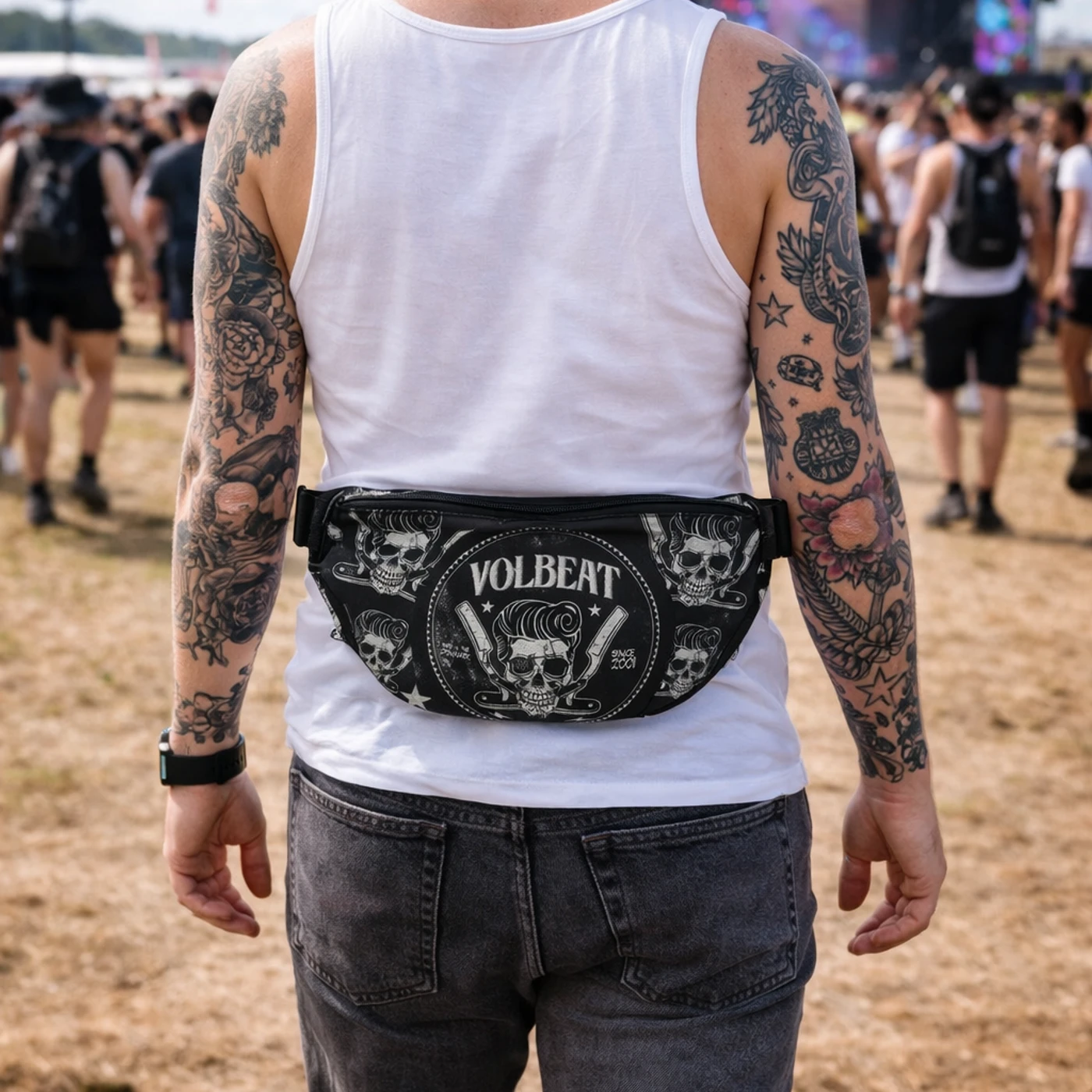 Rocksax Volbeat Bum Bag (Fanny pack) - Barber