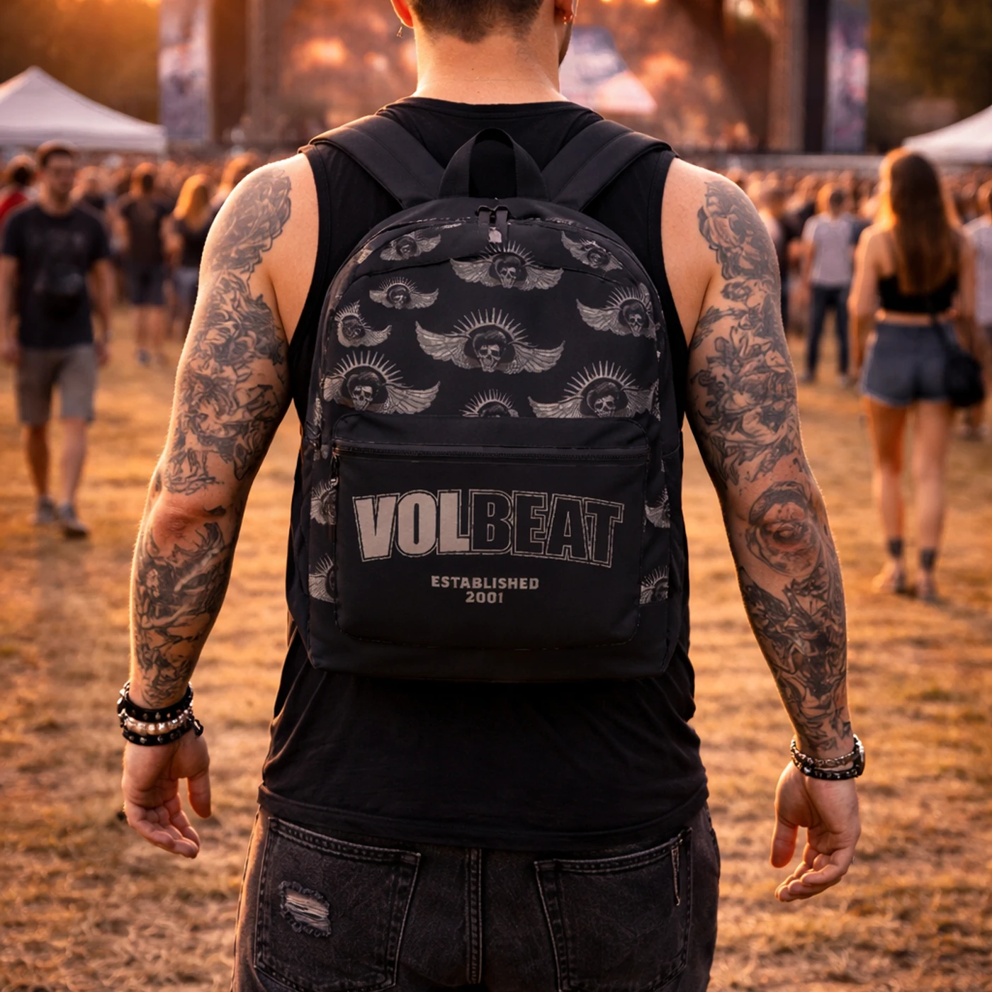 Rocksax Volbeat Backpack - Established All Over Print