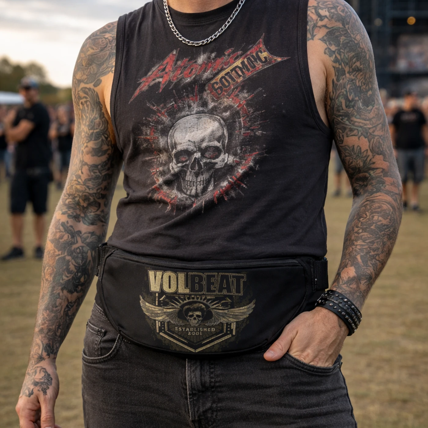 Rocksax Volbeat Bum Bag (Fanny pack) - Established