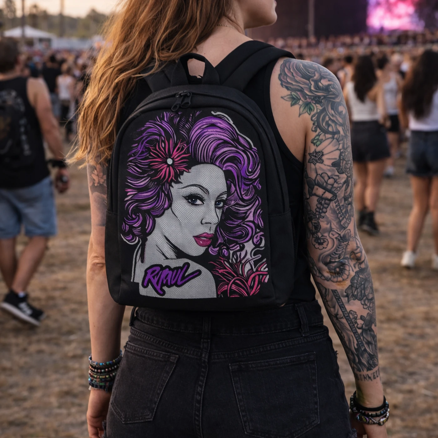 Rocksax RuPaul Backpack - Cover Girl