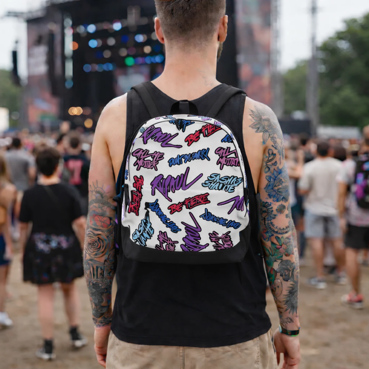 Rocksax RuPaul Backpack - Be Fierce