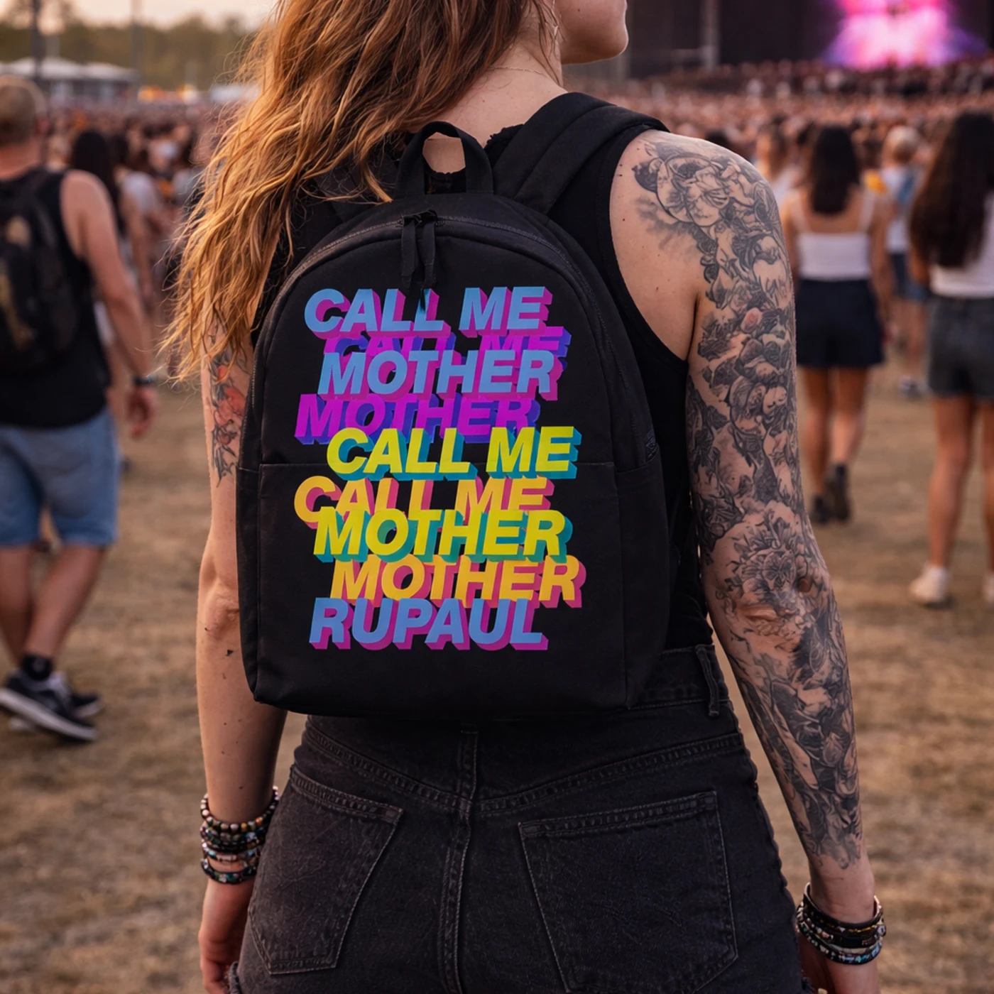 Rocksax RuPaul Backpack - Call Me Mother