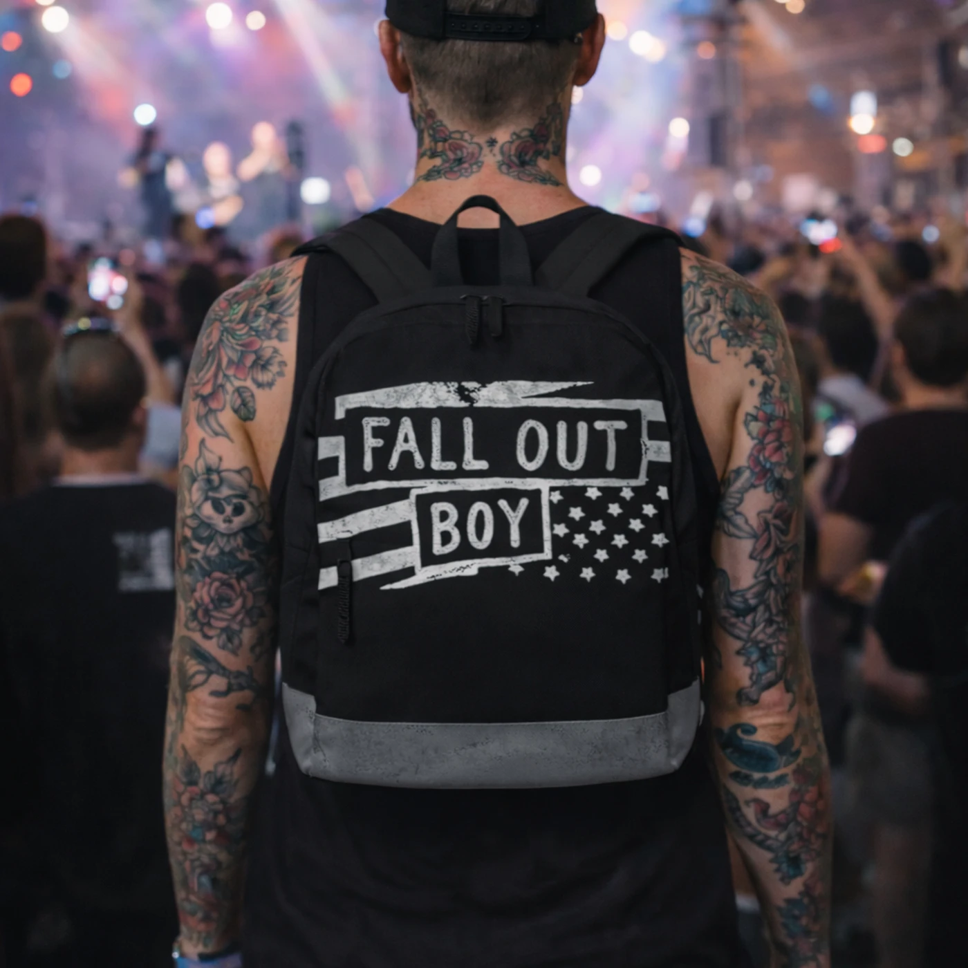 Rocksax Fall Out Boy - Backpack American Beauty / American Psycho