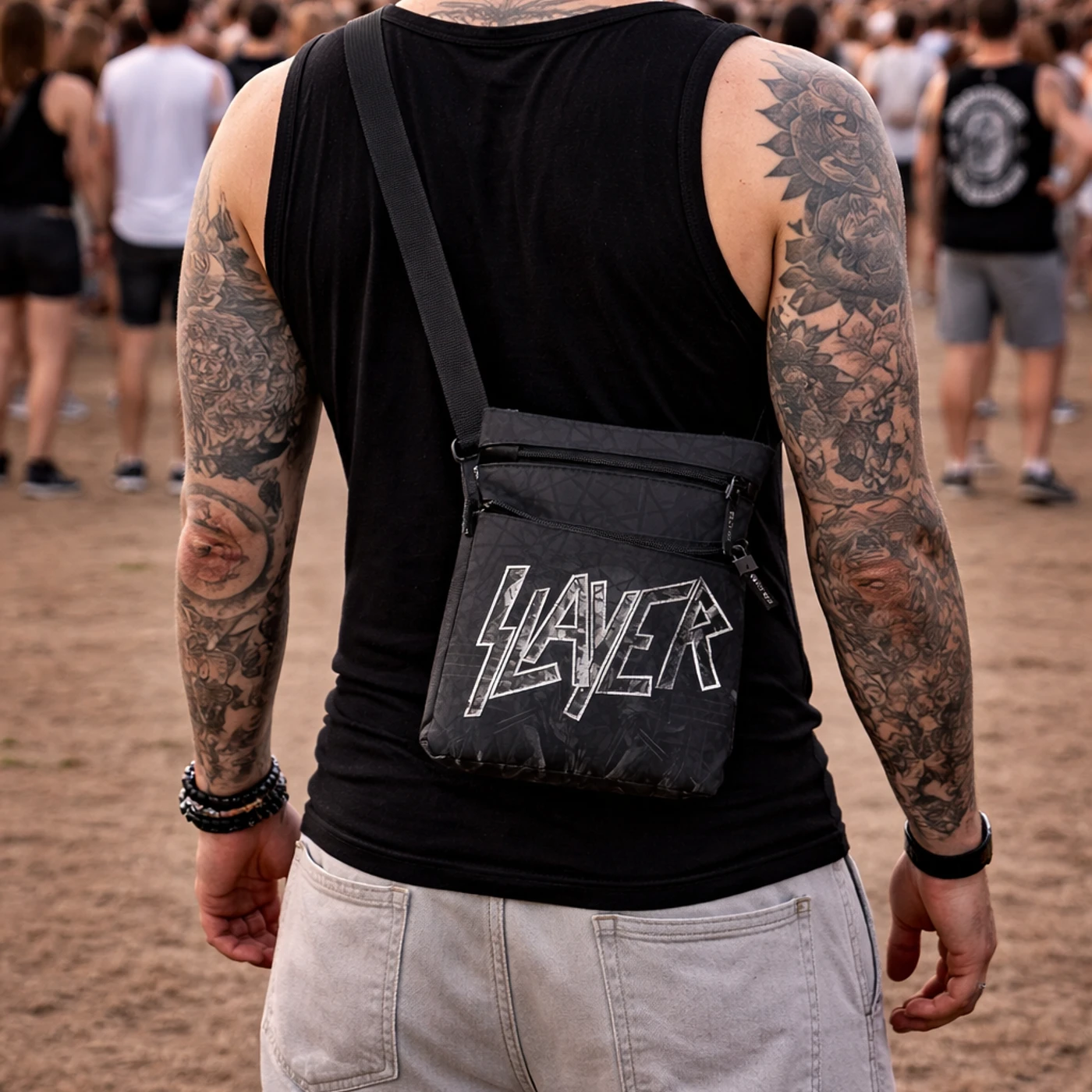 Rocksax Slayer Body Bag - Skull