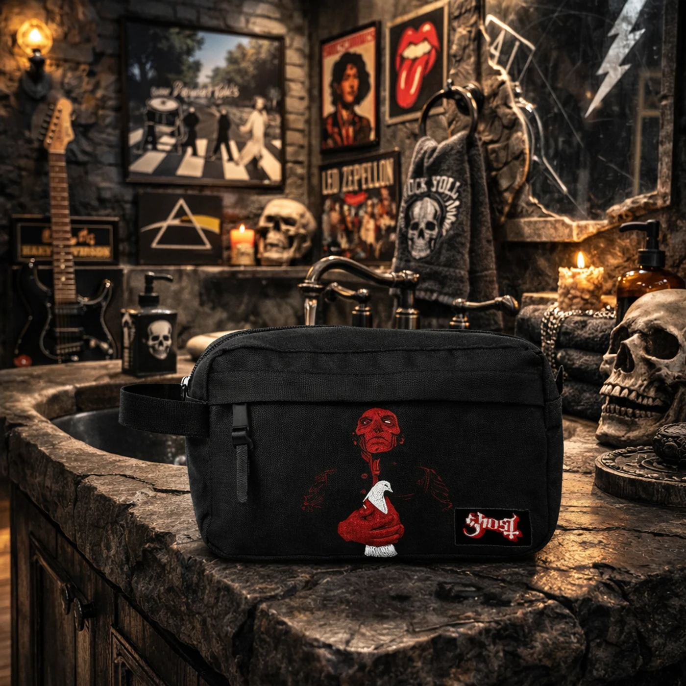 Rocksax Ghost Wash Bag - Dove