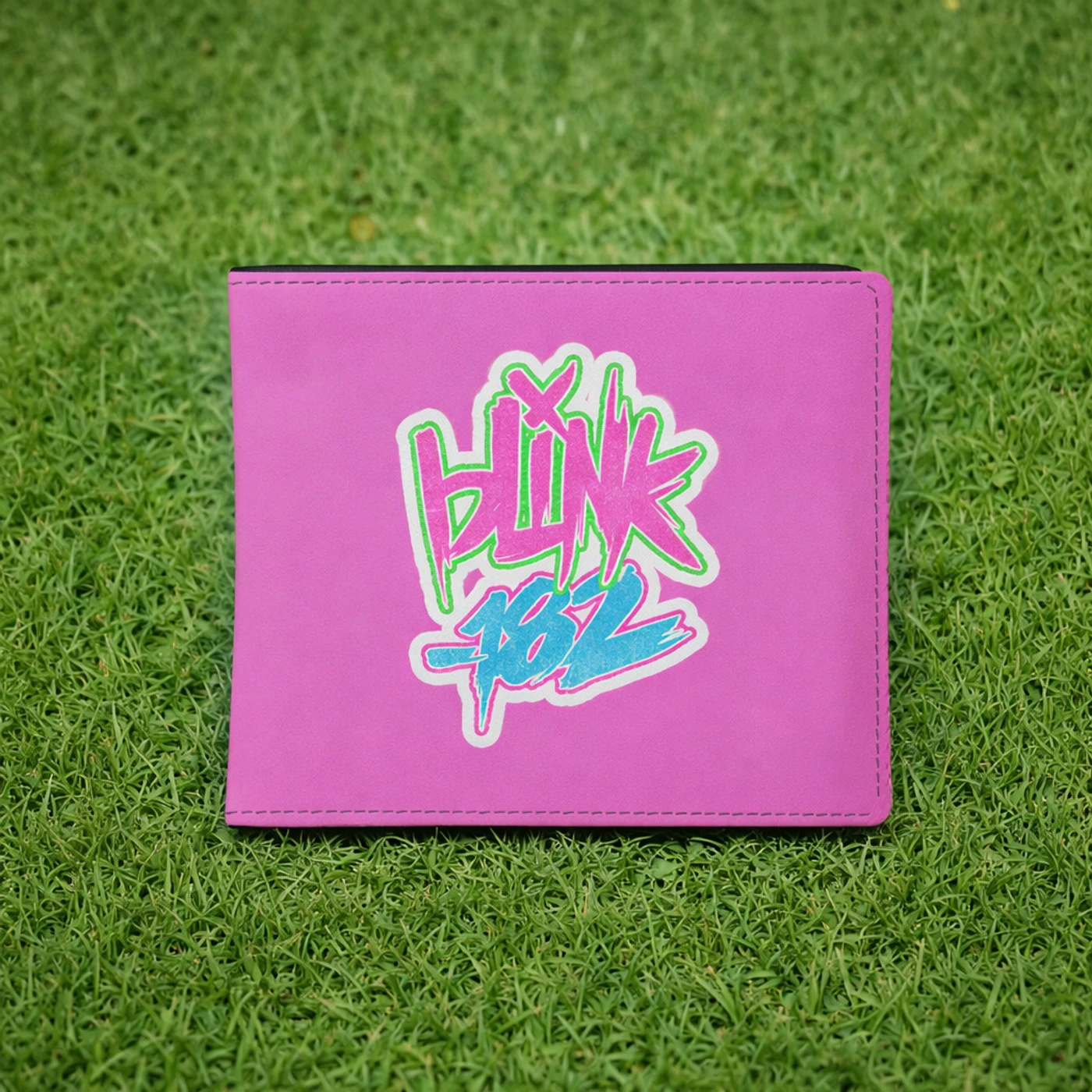 Rocksax blink-182 Wallet - Logo Pink