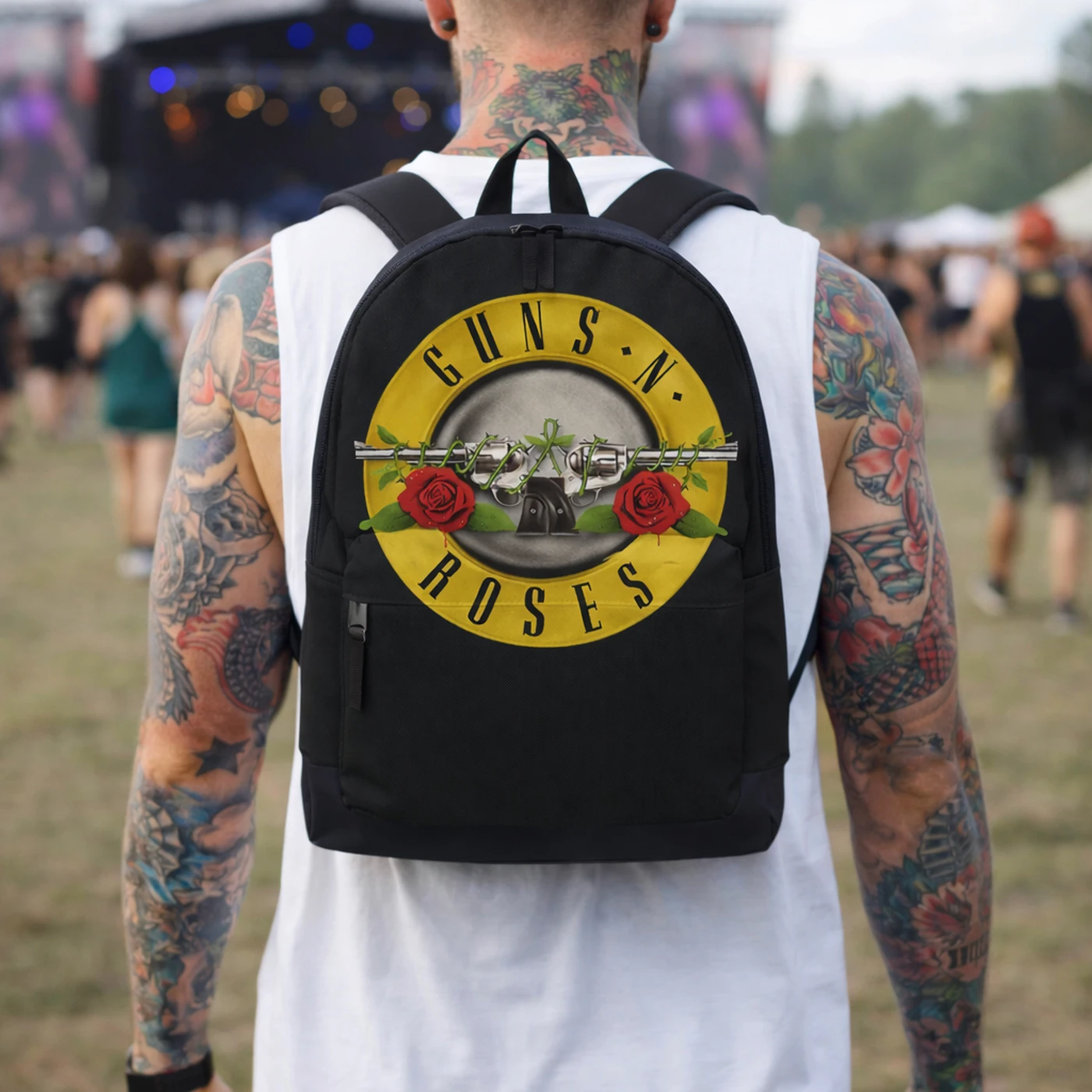 Rocksax Guns N' Roses Backpack - Logo