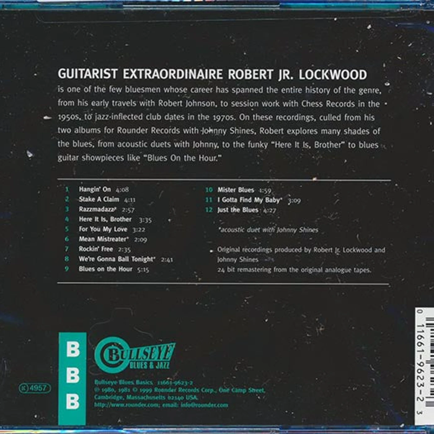 Robert Lockwood, Jr.  CD -  Just The Blues