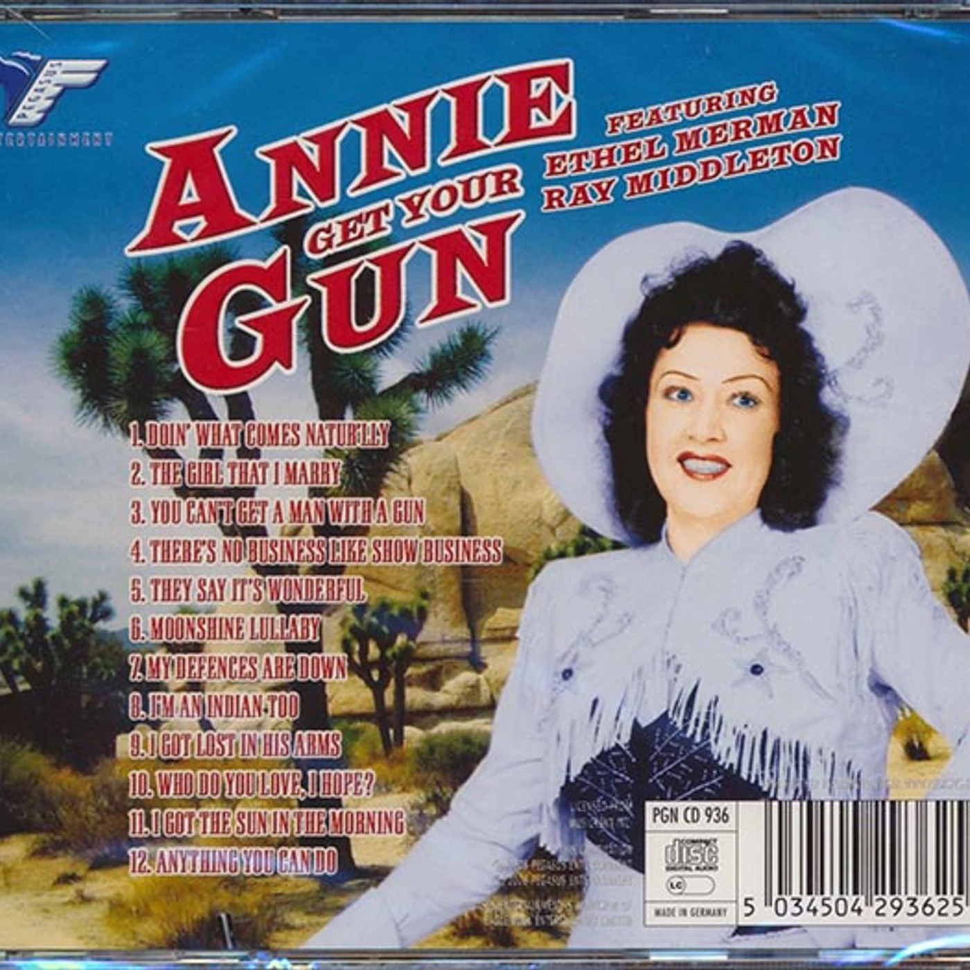 Ethel Merman, Ray Middleton  CD -  Annie Get Your Gun