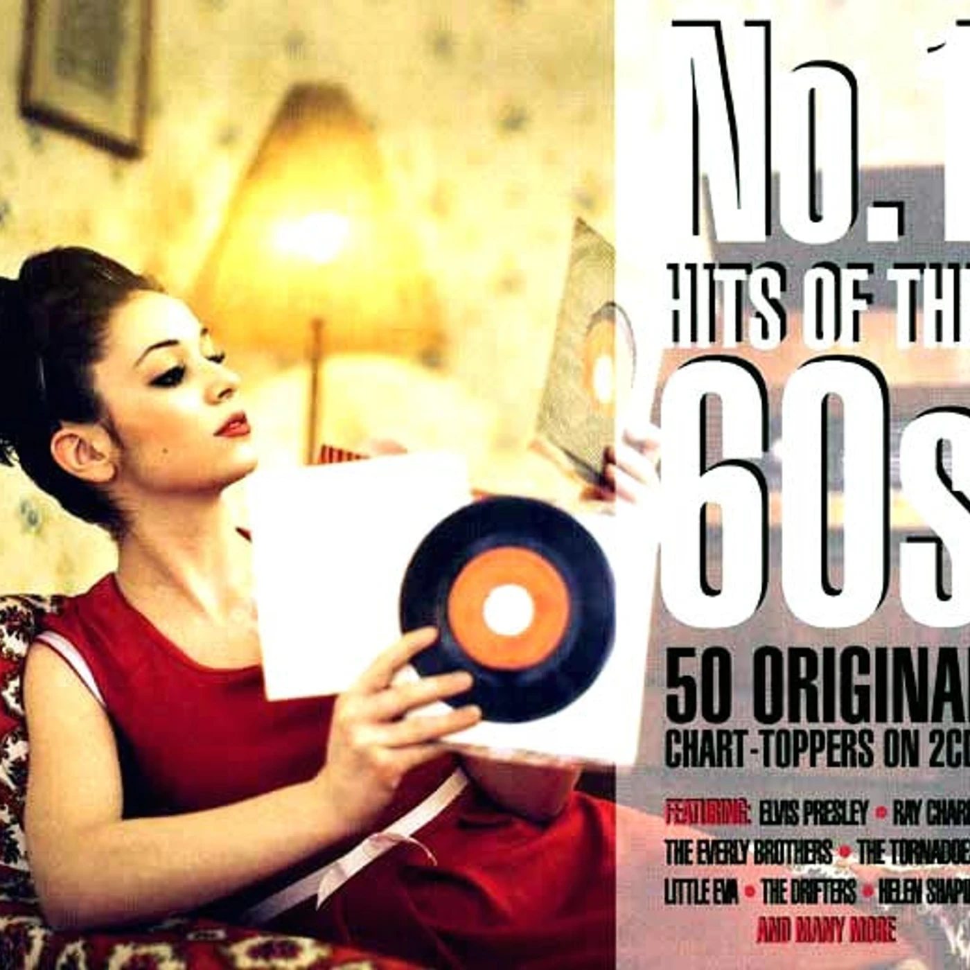 Various  CD -  Number 1 Hits Of The 60s (50 tracks) (2xCD)