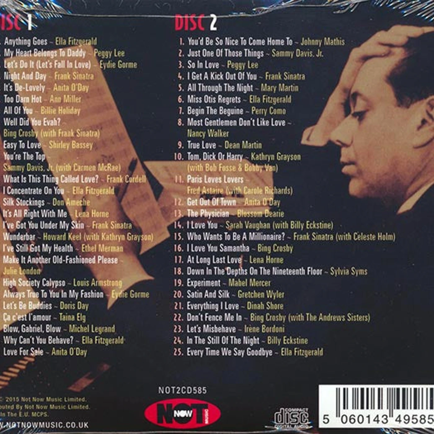 Various  CD -  The Very Best Of The Cole Porter Songbook (50 tracks) (2xCD)