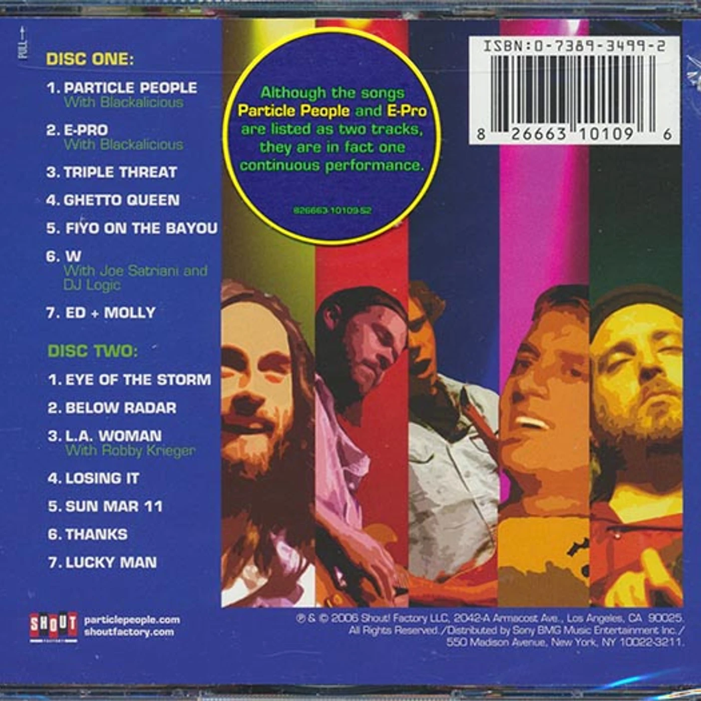 Particle  CD -  Transformations Live For The People (2xCD)