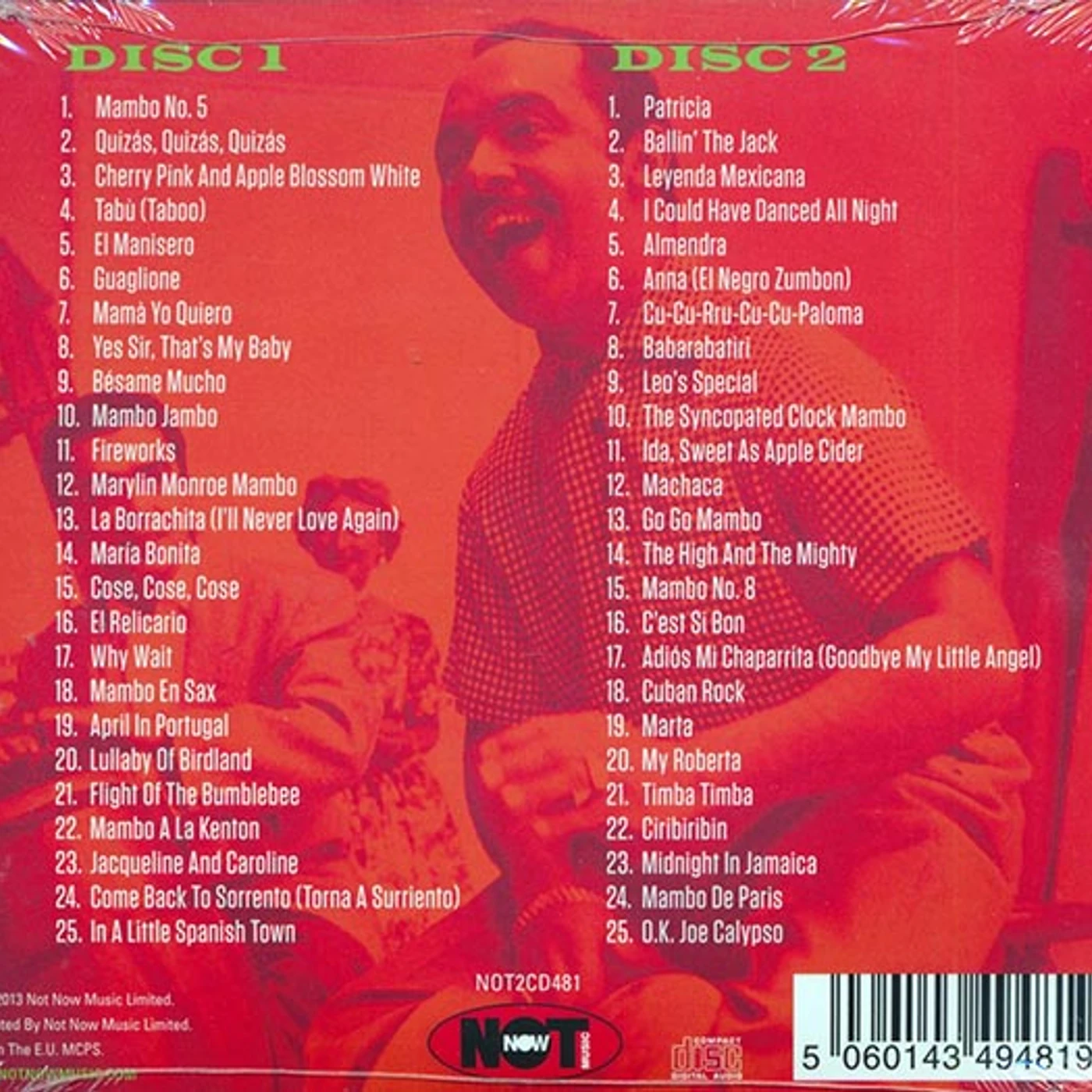 Pérez Prado  CD -  King Of Mambo (50 tracks) (2xCD) (deluxe 3 fold digipak)