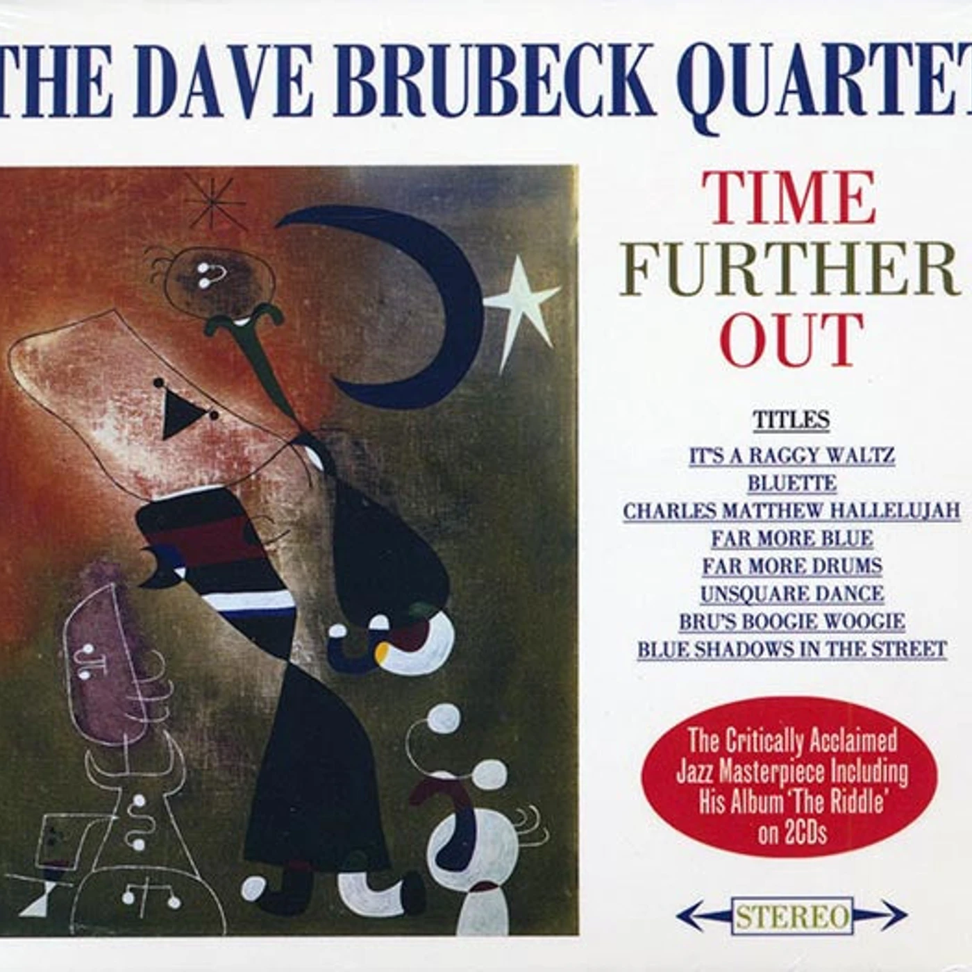 The Dave Brubeck Quartet  CD -  Time Further Out (2xCD)