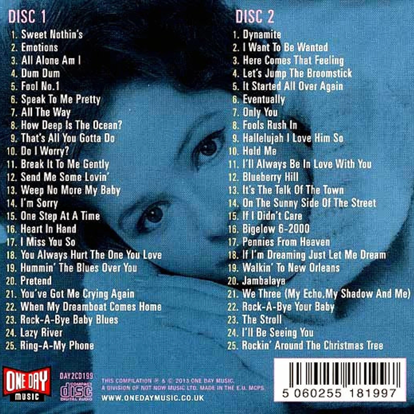 Brenda Lee  CD -  The Very Best Of Brenda Lee (50 tracks) (2xCD) (deluxe 3 fold digipak)